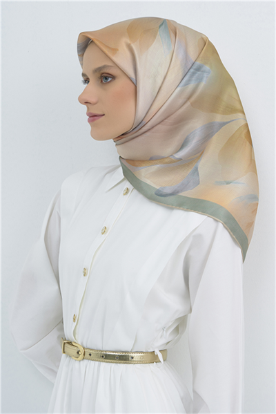 Armine Saf İpek Twill Eşarp 9519D 37