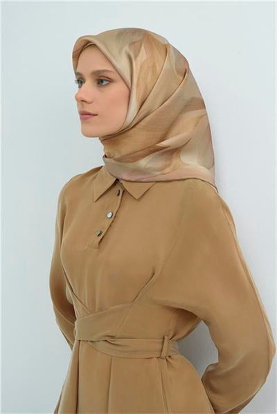 Armine Saf İpek Twill Eşarp 9519D 85