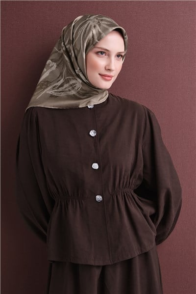 Armine Saf İpek Twill Eşarp 9600D 51