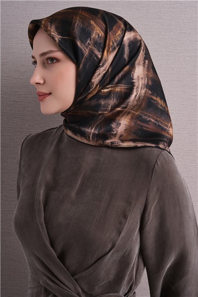 Armine Saf İpek Twill Eşarp 9602D 03