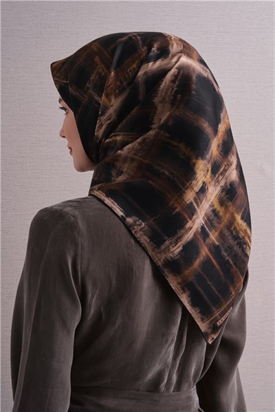 Armine Saf İpek Twill Eşarp 9602D 03