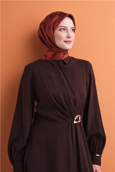 Armine Saf İpek Twill Eşarp 9602D 51