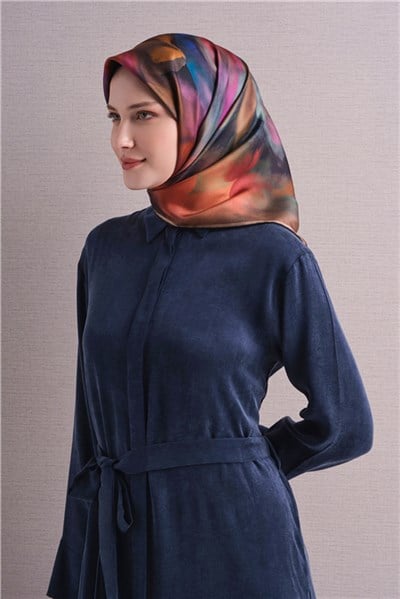 Armine Saf İpek Twill Eşarp 9603D 01