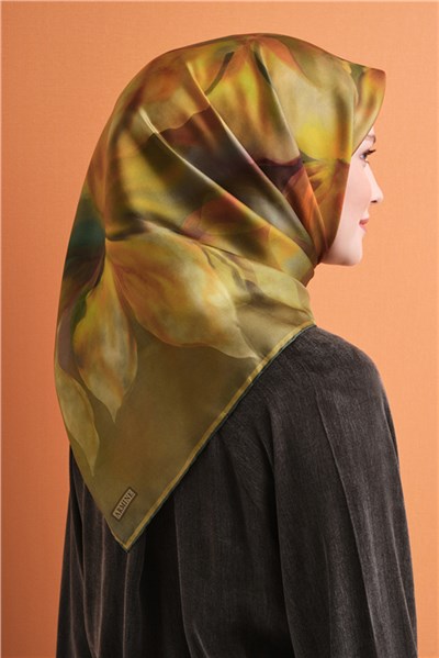 Armine Saf İpek Twill Eşarp 9603D 11