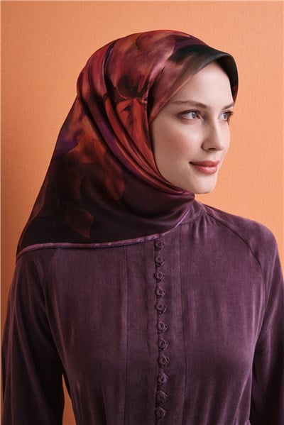 Armine Saf İpek Twill Eşarp 9603D 23