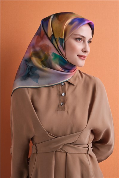 Armine Saf İpek Twill Eşarp 9603D 81