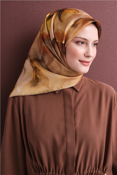 Armine Saf İpek Twill Eşarp 9603D 84