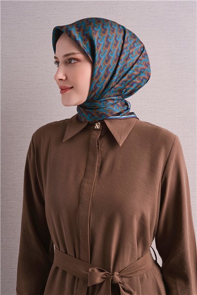Armine Saf İpek Twill Eşarp 9604D 09