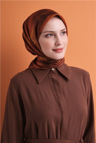 Armine Saf İpek Twill Eşarp 9606D 52