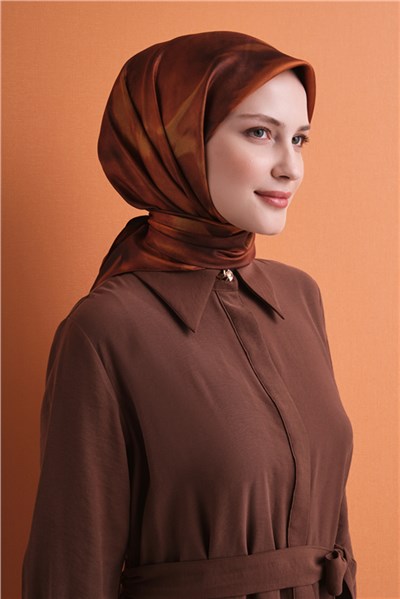 Armine Saf İpek Twill Eşarp 9606D 52
