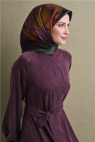 Armine Saf İpek Twill Eşarp 9606D 84