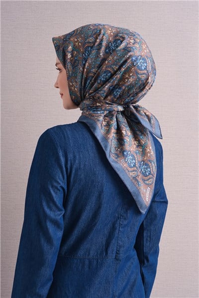 Armine Saf İpek Twill Eşarp 9609D 34