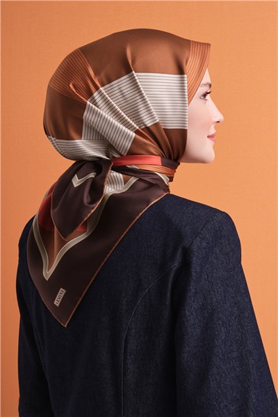 Armine Saf İpek Twill Eşarp 9610D 86
