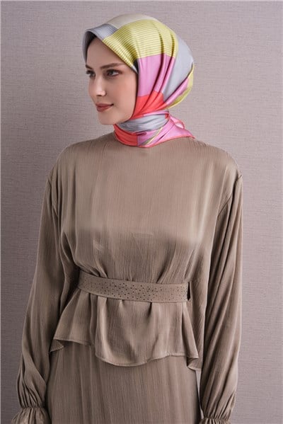 Armine Saf İpek Twill Eşarp 9610D 88