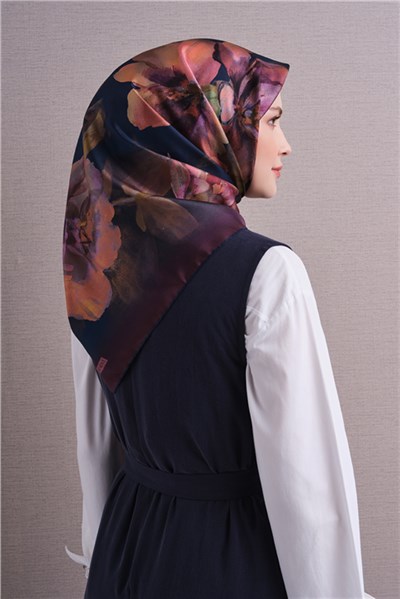 Armine Saf İpek Twill Eşarp 9611D 01