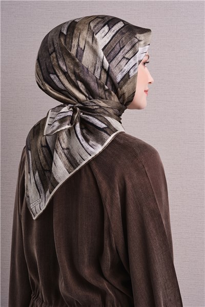 Armine Saf İpek Twill Eşarp 9612D 04