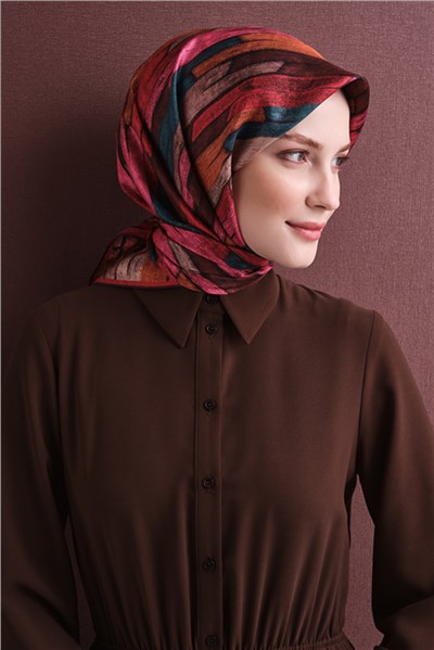 Armine Saf İpek Twill Eşarp 9612D 80