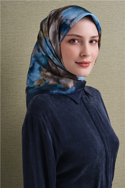 Armine Saf İpek Twill Eşarp 9613D 02