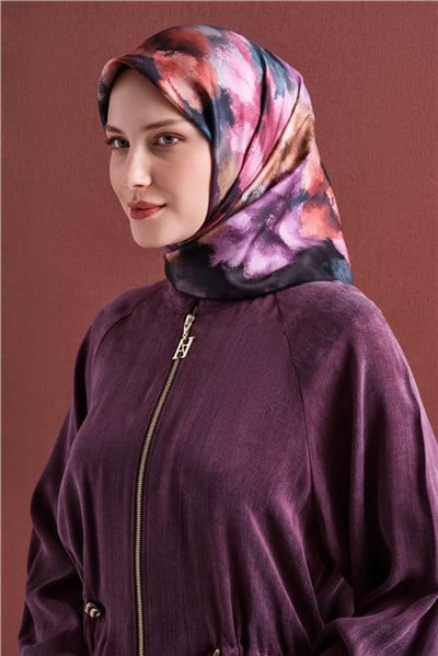 Armine Saf İpek Twill Eşarp 9613D 03