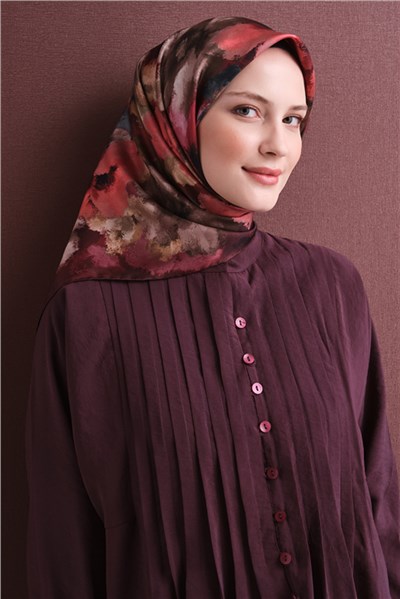Armine Saf İpek Twill Eşarp 9613D 04