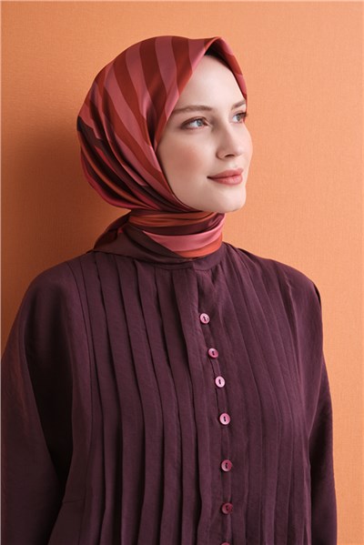 Armine Saf İpek Twill Eşarp 9615D 02