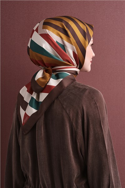 Armine Saf İpek Twill Eşarp 9615D 05