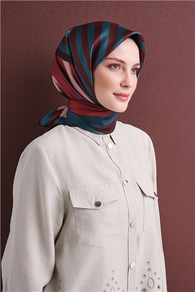 Armine Saf İpek Twill Eşarp 9615D 80