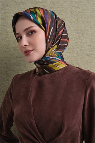 Armine Saf İpek Twill Eşarp 9616D 03