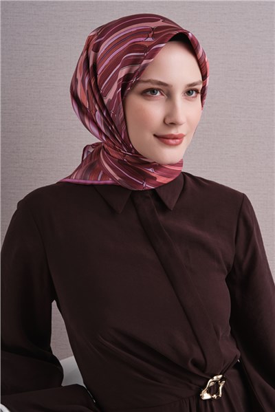 Armine Saf İpek Twill Eşarp 9616D 54
