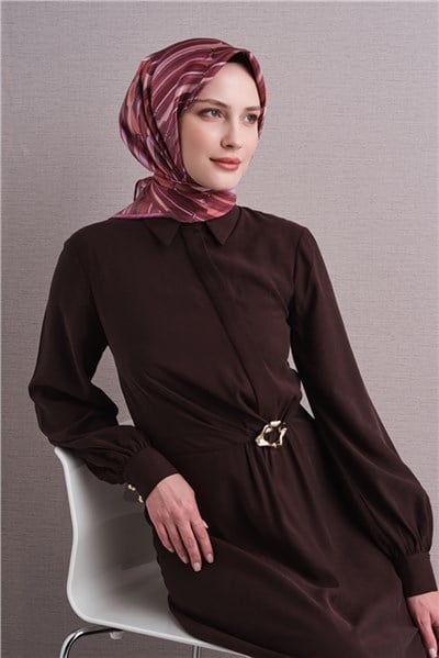 Armine Saf İpek Twill Eşarp 9616D 54