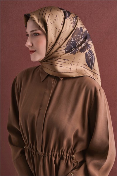 Armine Saf İpek Twill Eşarp 9617D 03