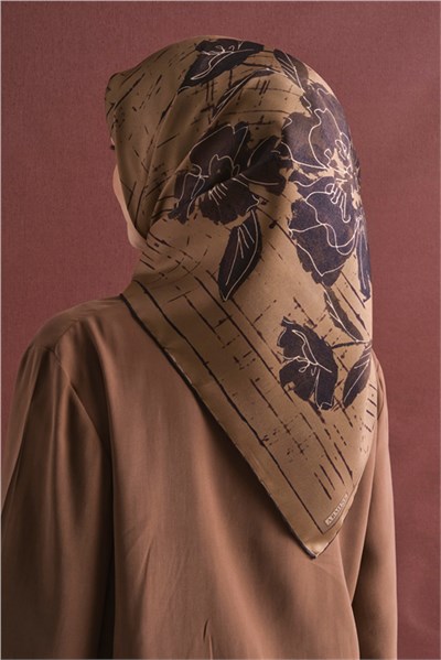Armine Saf İpek Twill Eşarp 9617D 03