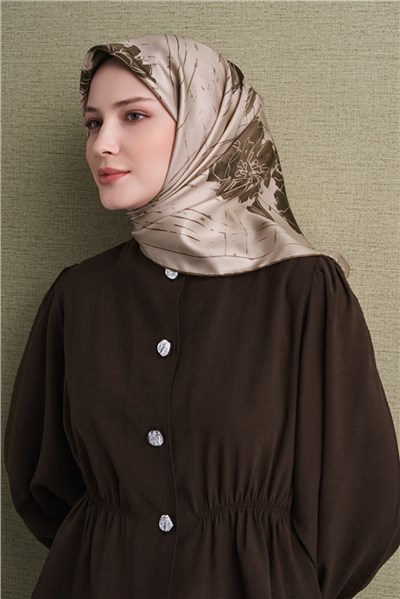 Armine Saf İpek Twill Eşarp 9617D 56
