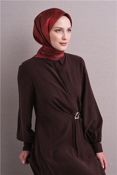 Armine Saf İpek Twill Eşarp 9618D 04