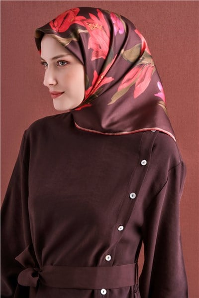 Armine Saf İpek Twill Eşarp 9620D 06