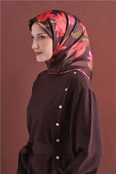 Armine Saf İpek Twill Eşarp 9620D 06
