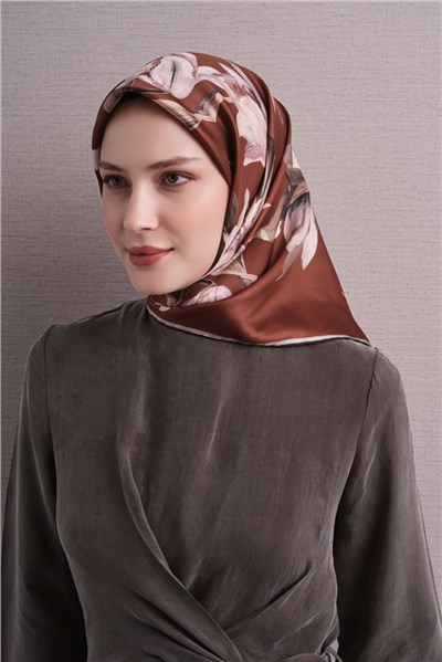 Armine Saf İpek Twill Eşarp 9620D 54