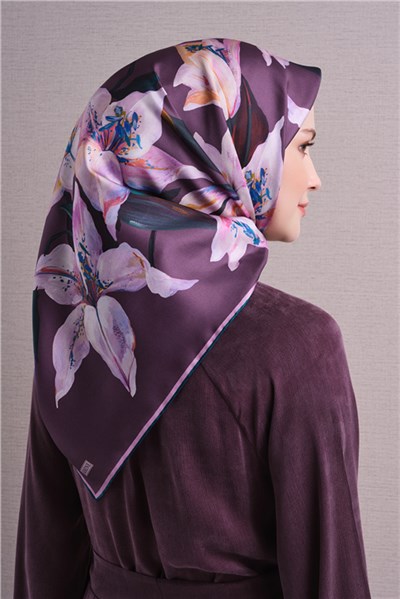 Armine Saf İpek Twill Eşarp 9620D 85