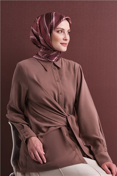 Armine Saf İpek Twill Eşarp 9621D 51