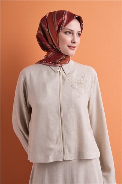 Armine Saf İpek Twill Eşarp 9621D 57