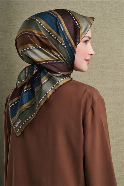 Armine Saf İpek Twill Eşarp 9621D 80