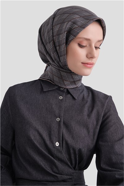 Armine Saf İpek Twill Eşarp 9626D 01
