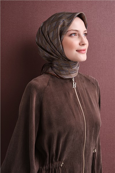 Armine Saf İpek Twill Eşarp 9626D 04