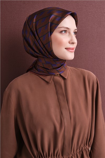 Armine Saf İpek Twill Eşarp 9626D 54