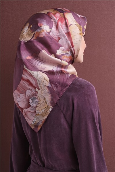 Armine Saf İpek Twill Eşarp 9627D 03