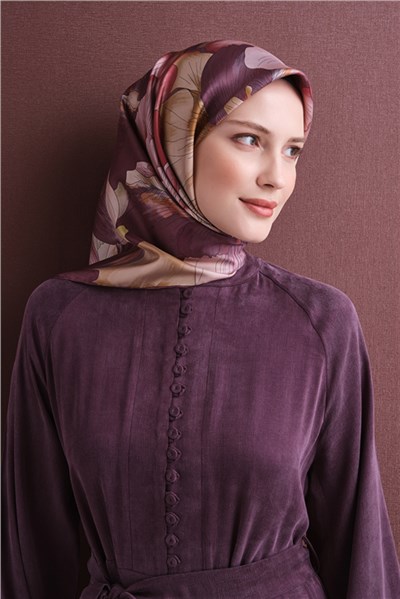 Armine Saf İpek Twill Eşarp 9627D 03