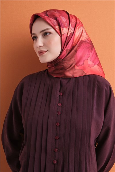 Armine Saf İpek Twill Eşarp 9627D 57