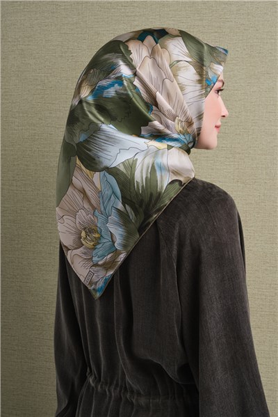 Armine Saf İpek Twill Eşarp 9627D 83
