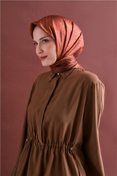Armine Saf İpek Twill Eşarp 9628D 02