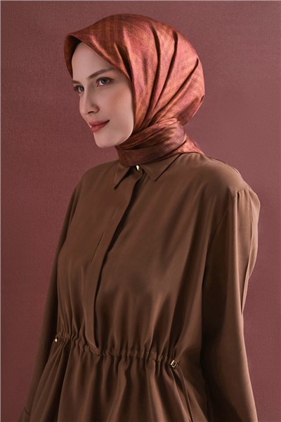 Armine Saf İpek Twill Eşarp 9628D 02